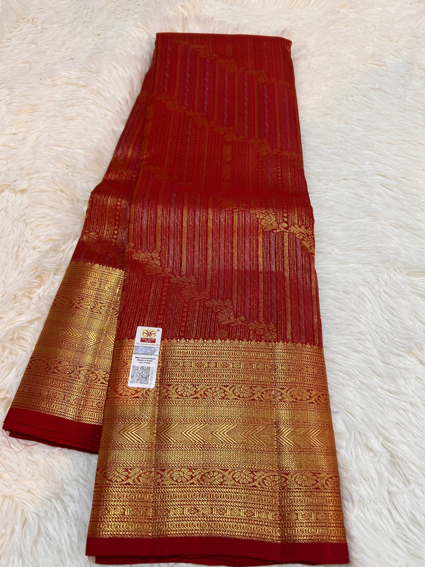 Pure bridal kanchipuram with silk mark certificate
