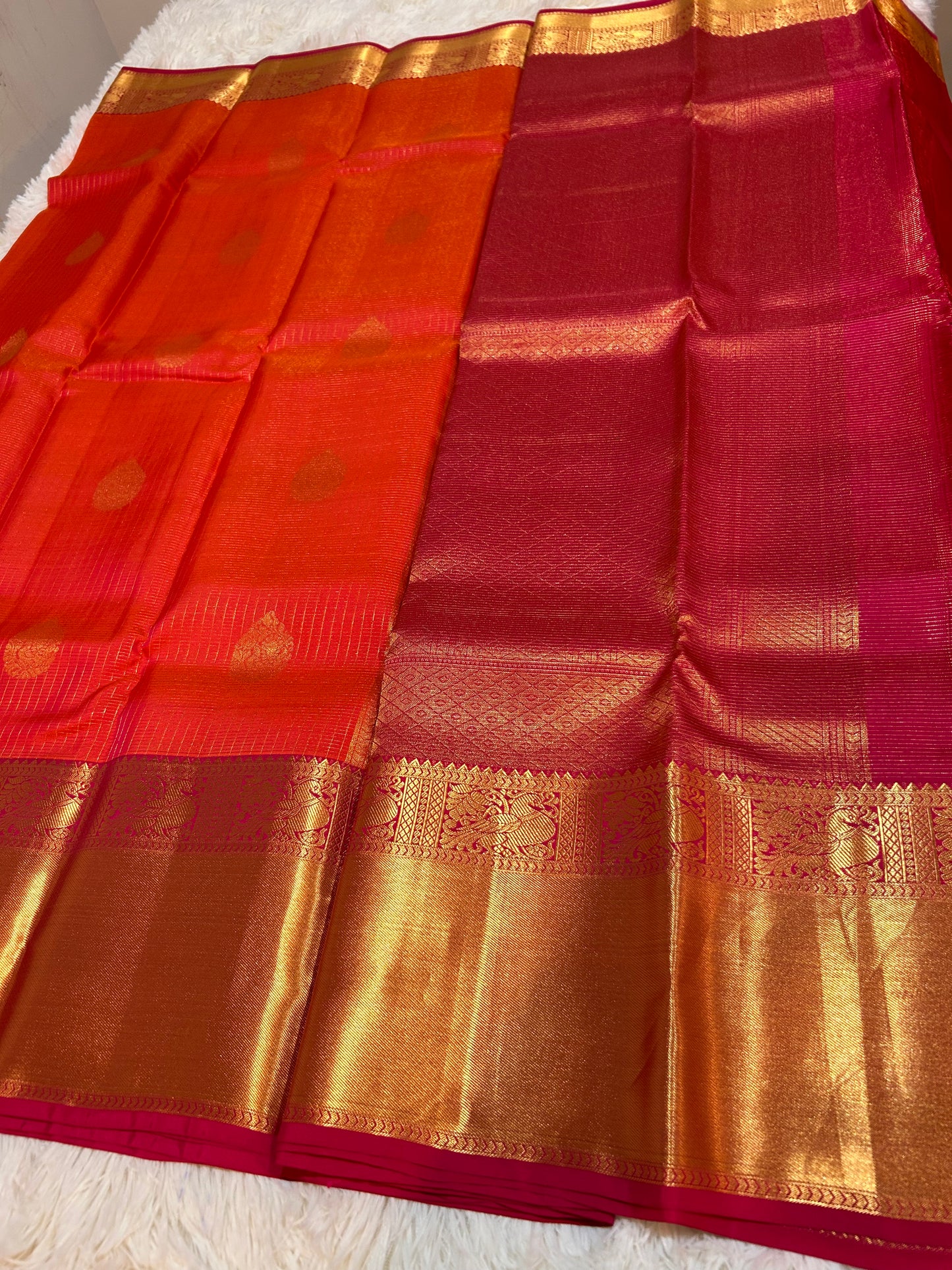 Pure bridal kanchipuram with silk mark certificate
