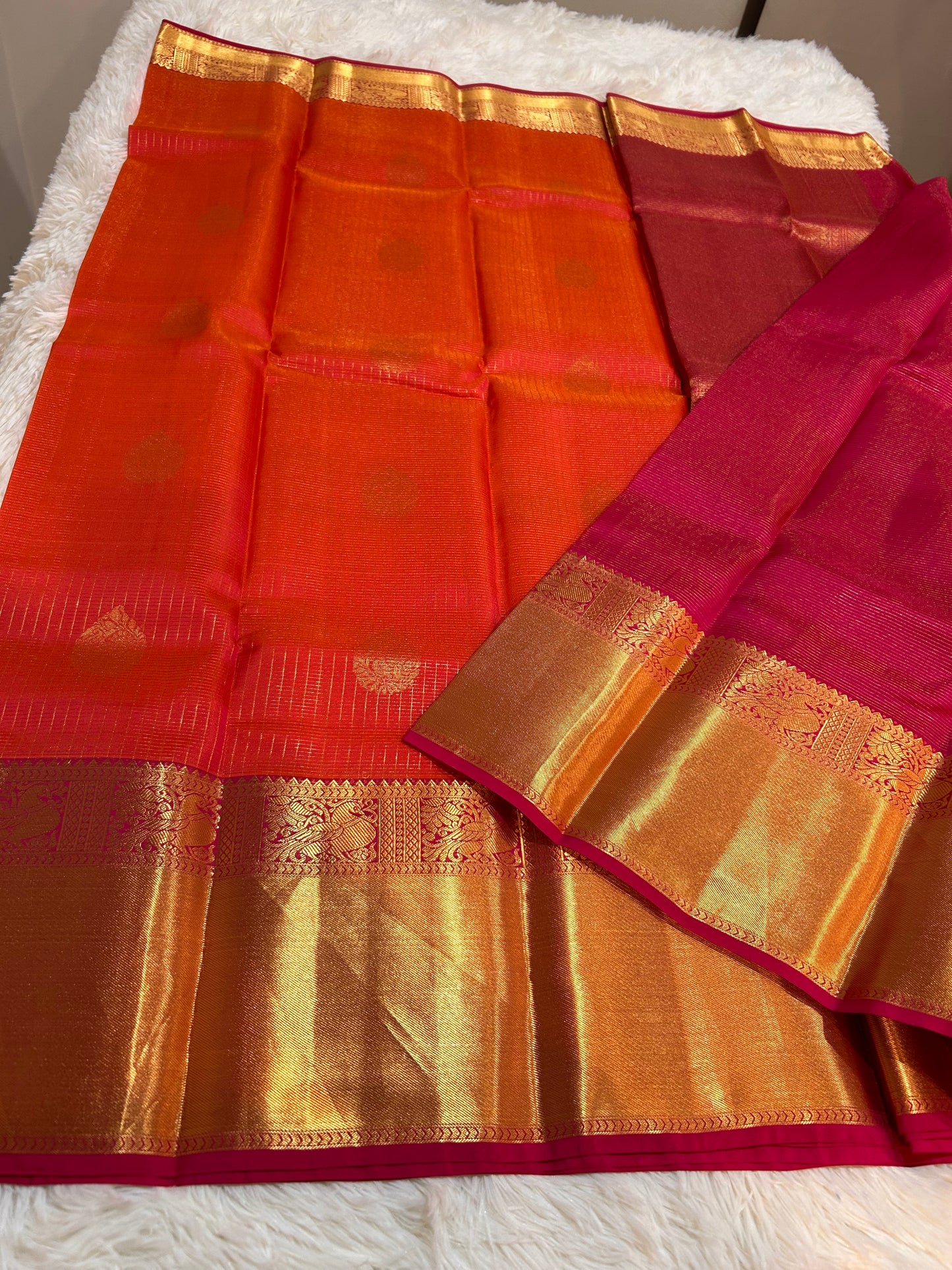 Pure bridal kanchipuram with silk mark certificate