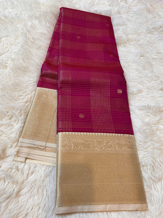 Premium semi kanchipuram soft silk saree