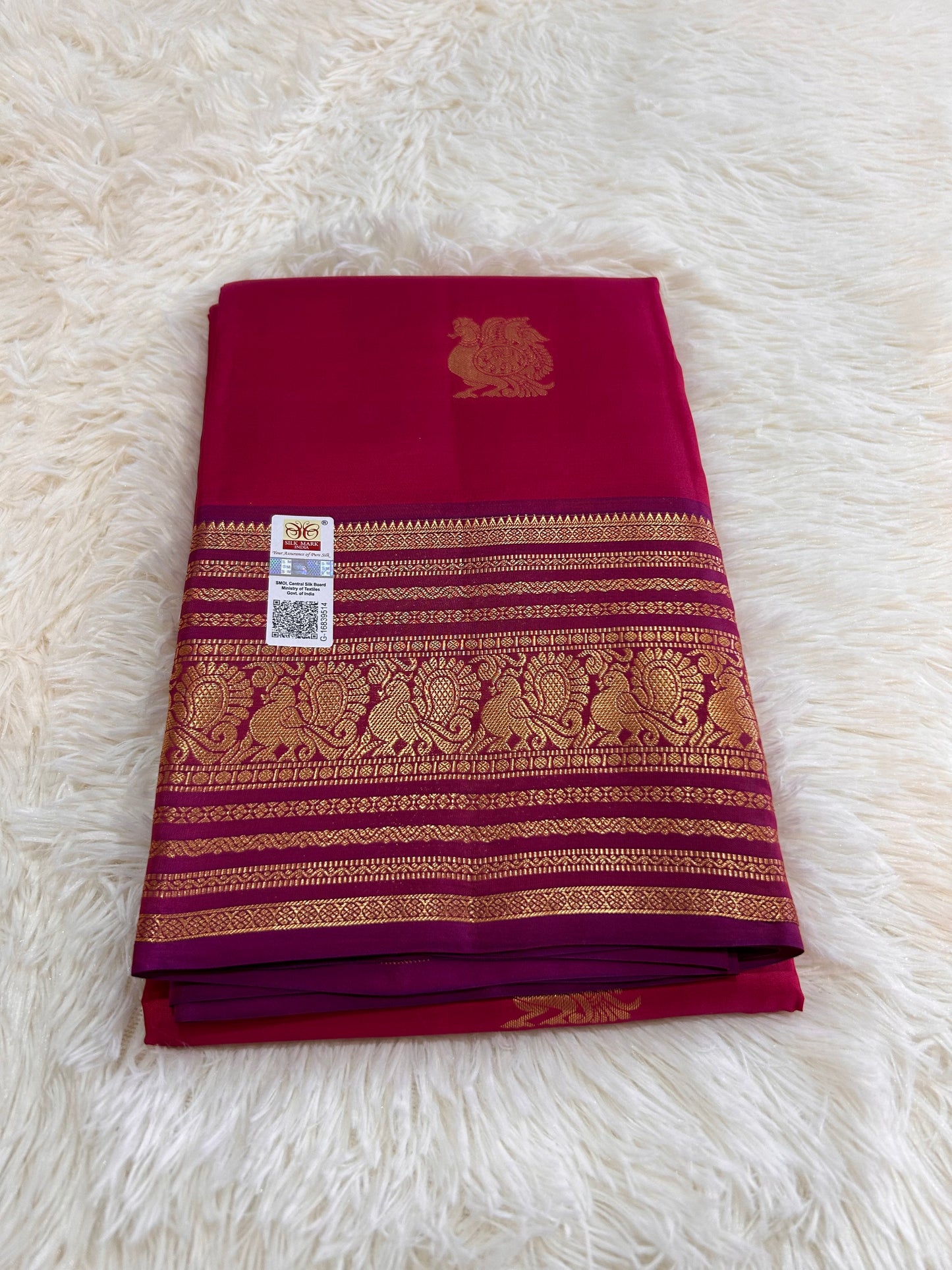 Pure kanchipuram with silk mark certificate