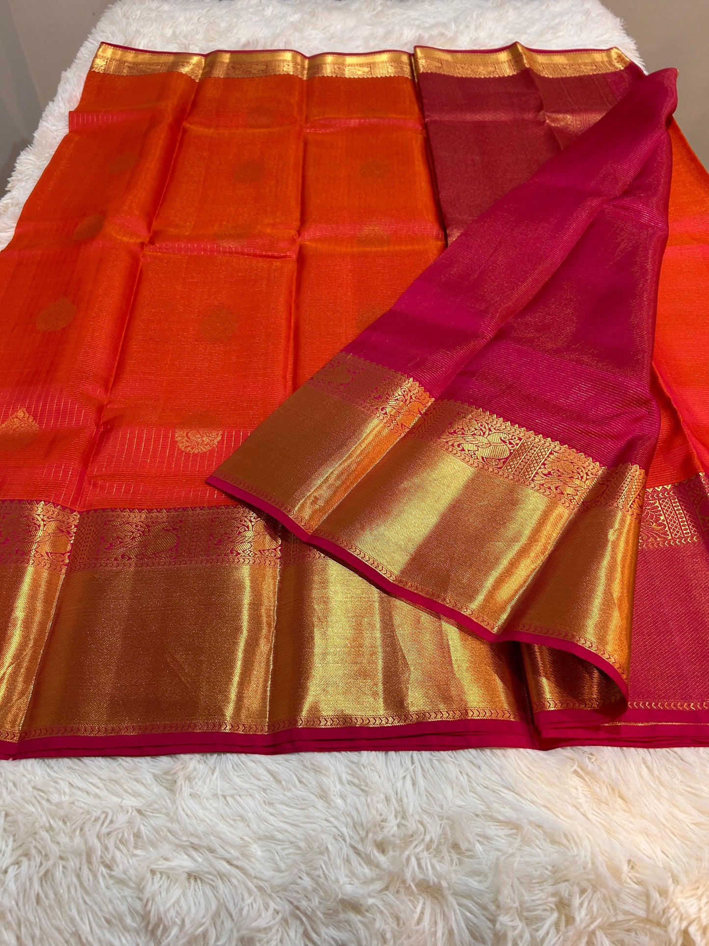 Pure bridal kanchipuram with silk mark certificate