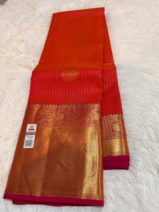Pure bridal kanchipuram with silk mark certificate