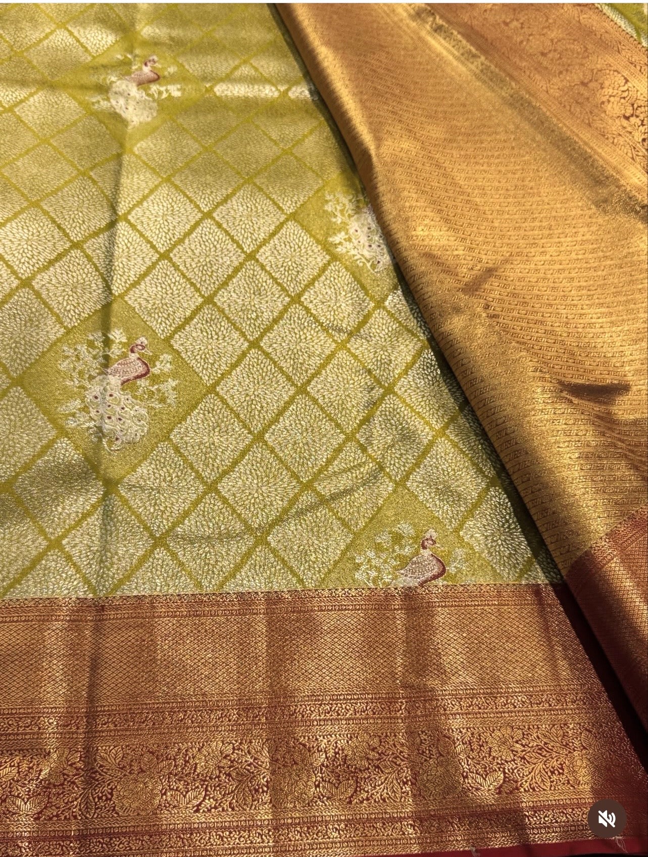Premium quality semi kanchipuram soft silk