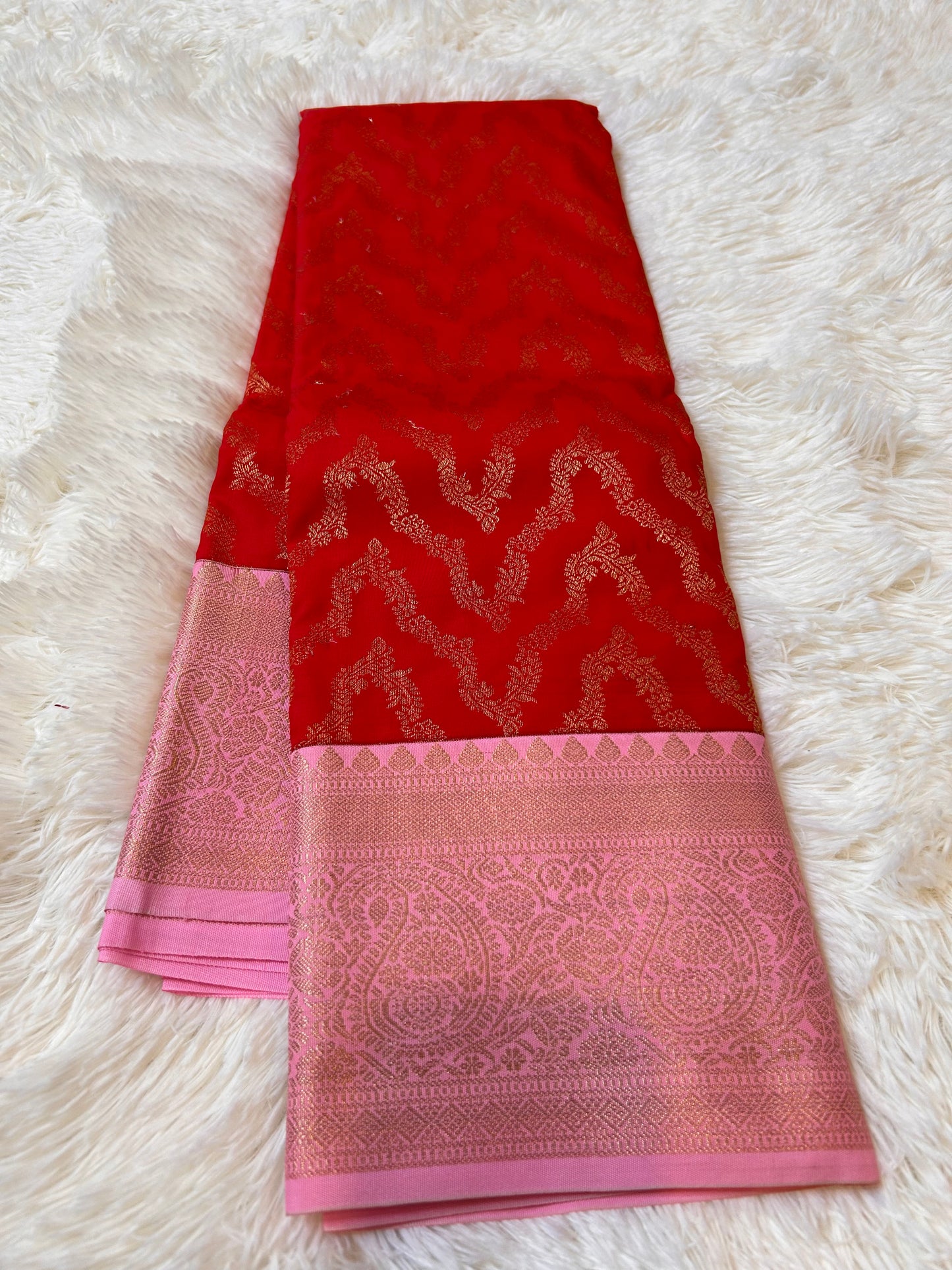Premium quality semi kanchipuram soft silk saree